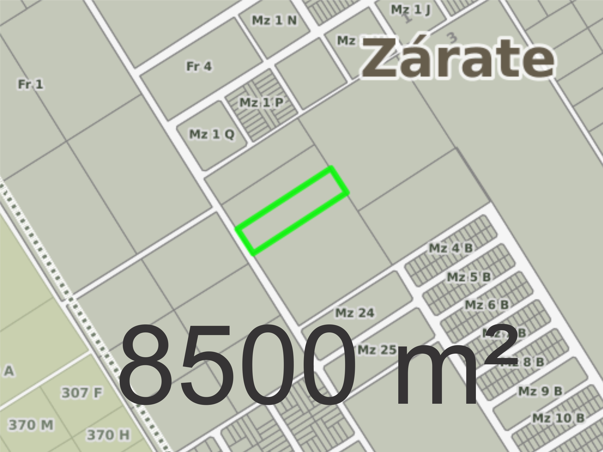 Lote cerca de calle España