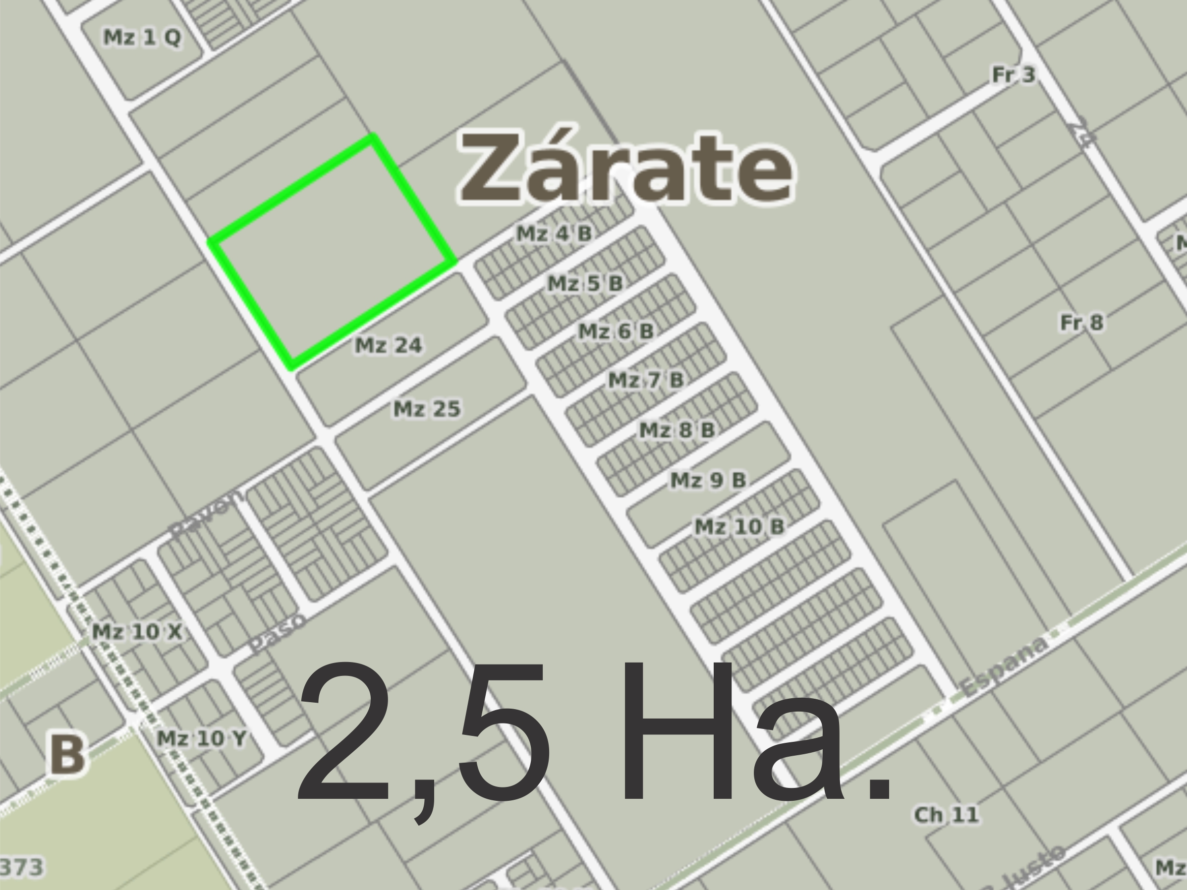 España - Fracción zona calle España